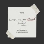 Chiusura 2 Maggio - Design Revolution Treviso