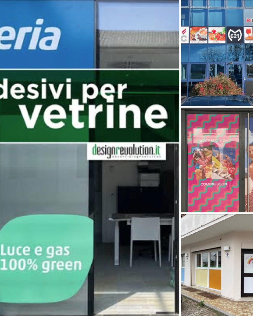Adesivi Personalizzati Vetrine - Design Revolution Treviso
