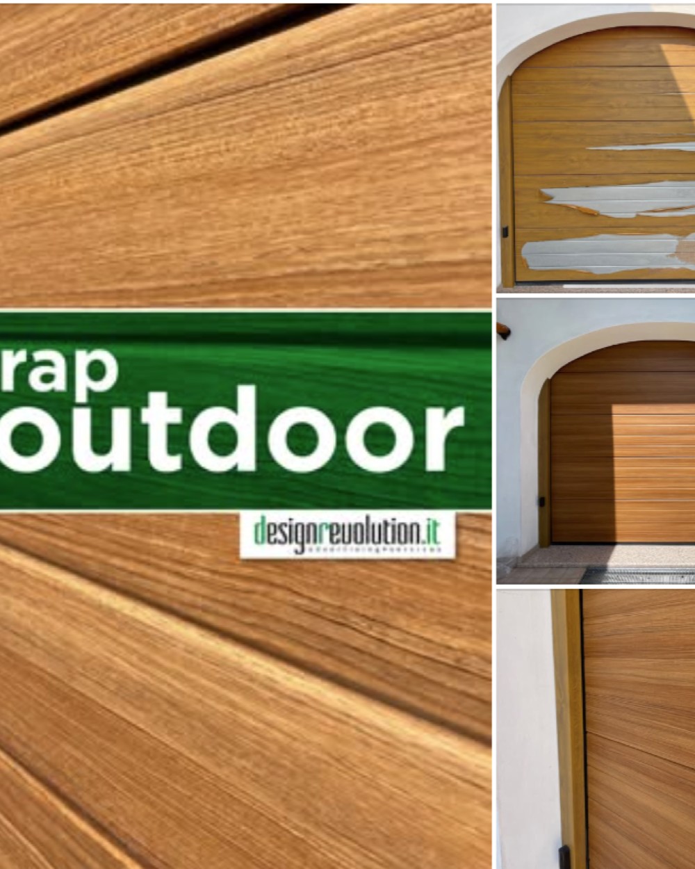 Rivestimento Basculante Effetto Legno - Design Revolution Treviso