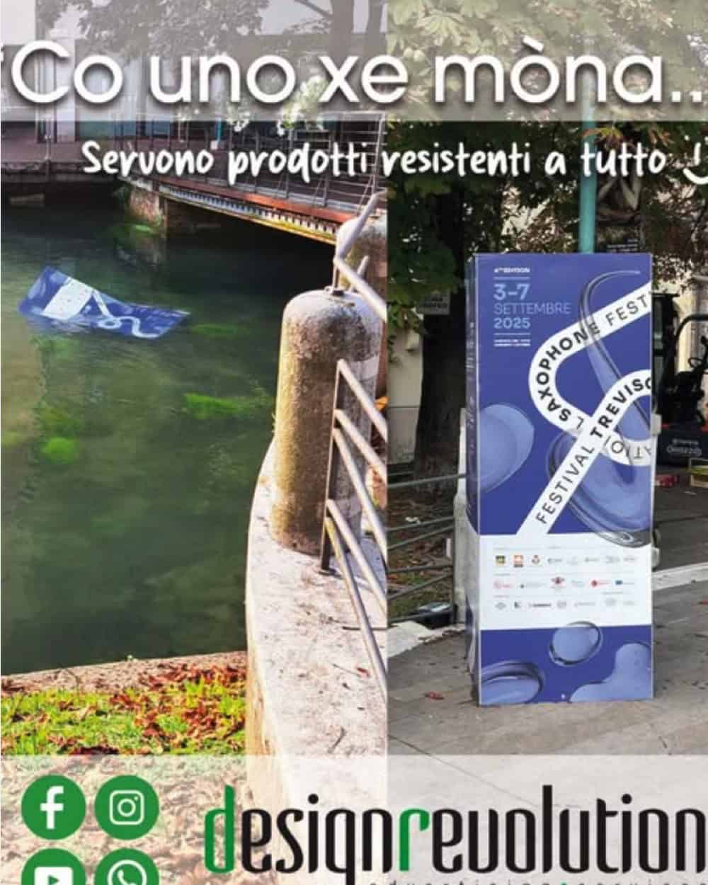 Totem Pubblicitario Recuperato - Design Revolution Treviso